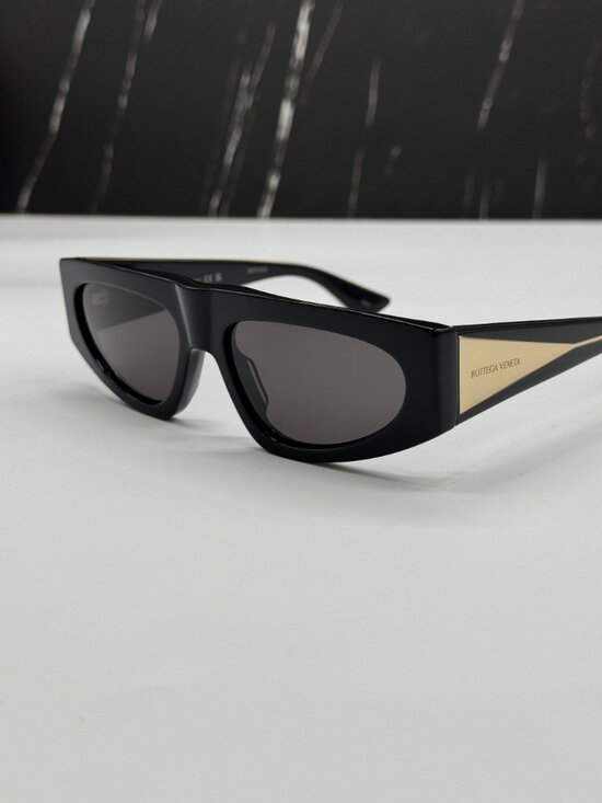 NEW BOTTEGA VENETA BV1277S 001 WOMEN BLACK SUNGLASSES